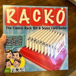 RACK-O Family Card Game NEW